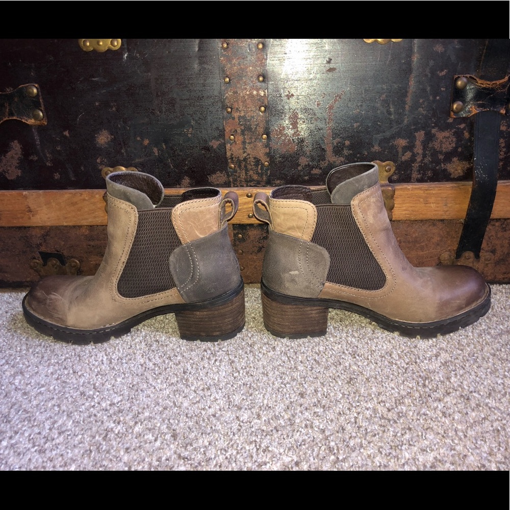 BØRN Heeled Gray Bootie